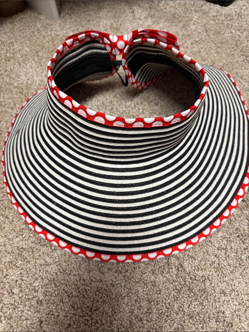 Disney Parks Roll up Minnie Sun Visor - Picture 3 of 7